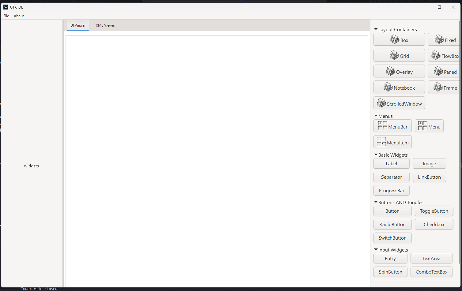 GTK Interface Generator